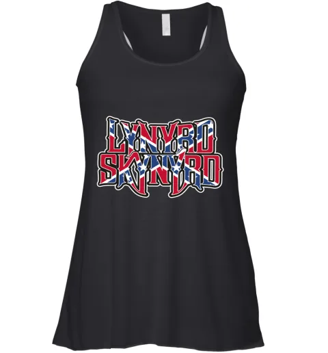 Lynyrd Skynyrd Rebel Flag Racerback Tank Lynyrd Skynyrd Rebel Flag Racerback Tank