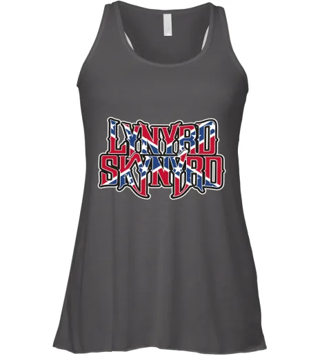 Lynyrd Skynyrd Rebel Flag Racerback Tank Lynyrd Skynyrd Rebel Flag Racerback Tank