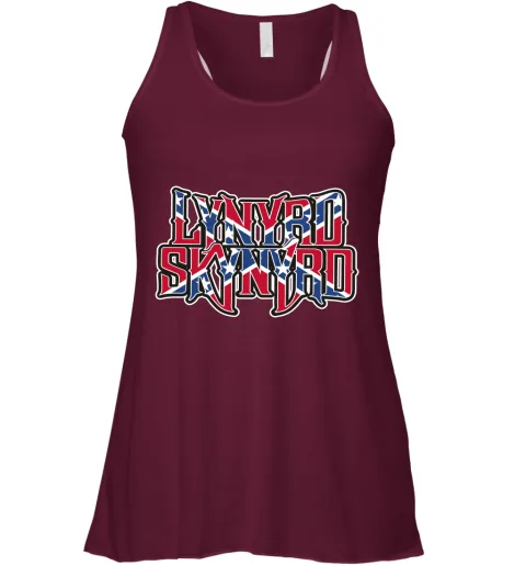 Lynyrd Skynyrd Rebel Flag Racerback Tank Lynyrd Skynyrd Rebel Flag Racerback Tank