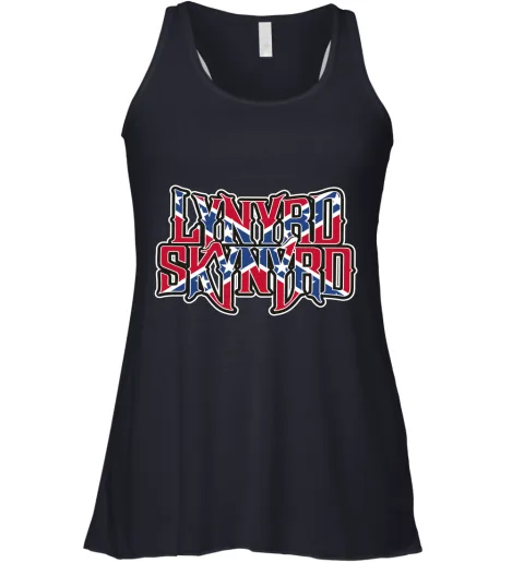 Lynyrd Skynyrd Rebel Flag Racerback Tank Lynyrd Skynyrd Rebel Flag Racerback Tank