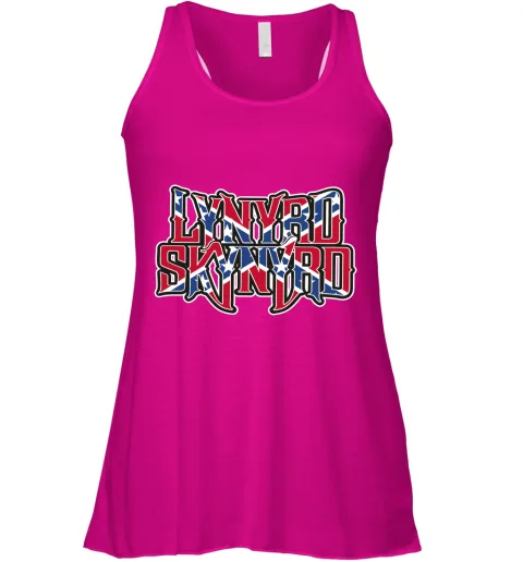 Lynyrd Skynyrd Rebel Flag Racerback Tank Lynyrd Skynyrd Rebel Flag Racerback Tank