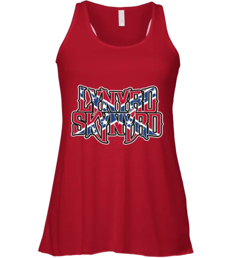 Lynyrd Skynyrd Rebel Flag Racerback Tank Lynyrd Skynyrd Rebel Flag Racerback Tank