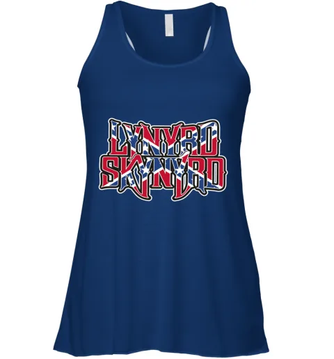 Lynyrd Skynyrd Rebel Flag Racerback Tank Lynyrd Skynyrd Rebel Flag Racerback Tank