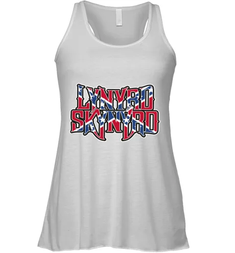 Lynyrd Skynyrd Rebel Flag Racerback Tank Lynyrd Skynyrd Rebel Flag Racerback Tank