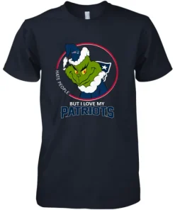I Hate People But I Love My New England Patriots Grinch NFL Premium Men's T-Shirt 8 I Hate People But I Love My New England Patriots Grinch NFL Premium Men's T-Shirt