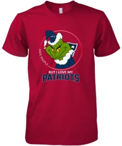 I Hate People But I Love My New England Patriots Grinch NFL Premium Men's T-Shirt 11 I Hate People But I Love My New England Patriots Grinch NFL Premium Men's T-Shirt