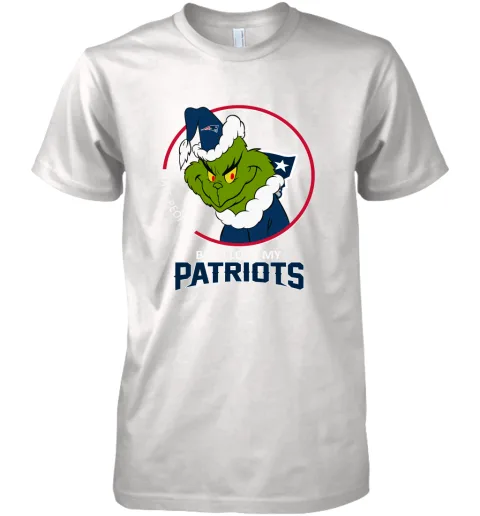 I Hate People But I Love My New England Patriots Grinch NFL Premium Men's T-Shirt I Hate People But I Love My New England Patriots Grinch NFL Premium Men's T-Shirt