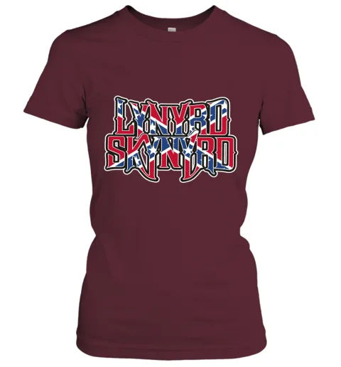 Lynyrd Skynyrd Rebel Flag Women's T-Shirt Lynyrd Skynyrd Rebel Flag Women's T-Shirt