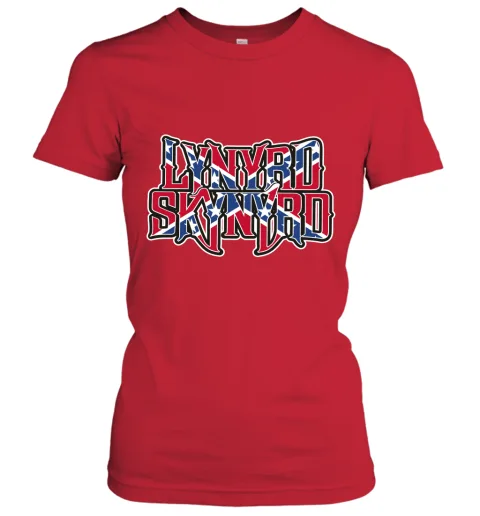 Lynyrd Skynyrd Rebel Flag Women's T-Shirt Lynyrd Skynyrd Rebel Flag Women's T-Shirt