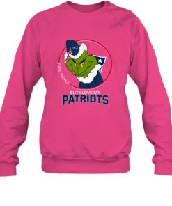I Hate People But I Love My New England Patriots Grinch NFL Sweatshirt