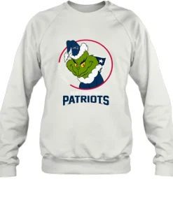 I Hate People But I Love My New England Patriots Grinch NFL Sweatshirt