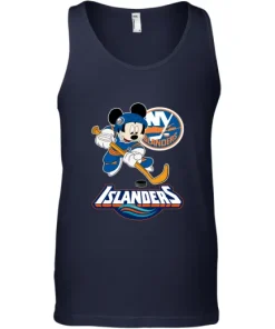 NHL Hockey Mickey Mouse Team New York Islanders Tank Top 5 NHL Hockey Mickey Mouse Team New York Islanders Tank Top