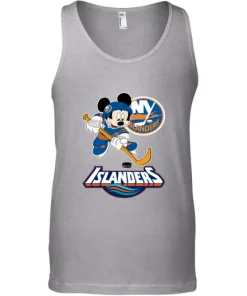 NHL Hockey Mickey Mouse Team New York Islanders Tank Top 6 NHL Hockey Mickey Mouse Team New York Islanders Tank Top