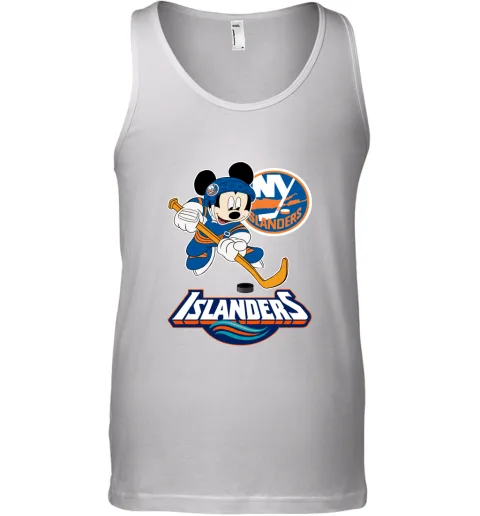 NHL Hockey Mickey Mouse Team New York Islanders Tank Top NHL Hockey Mickey Mouse Team New York Islanders Tank Top