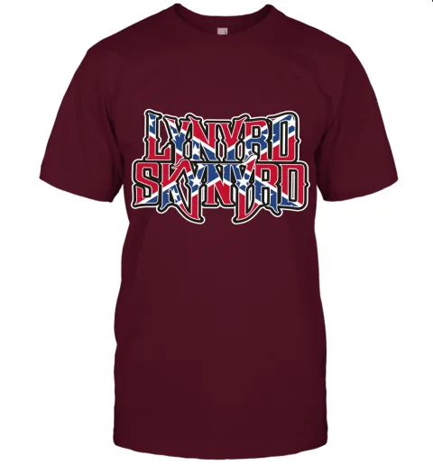Lynyrd Skynyrd Rebel Flag Unisex Jersey Tee Lynyrd Skynyrd Rebel Flag Unisex Jersey Tee