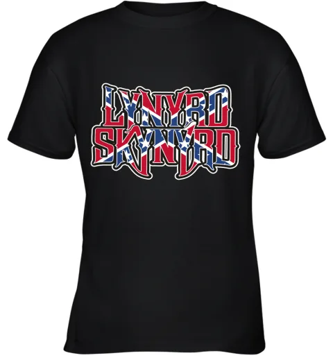 Lynyrd Skynyrd Rebel Flag Youth T-Shirt Lynyrd Skynyrd Rebel Flag Youth T-Shirt