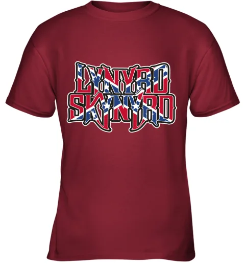 Lynyrd Skynyrd Rebel Flag Youth T-Shirt Lynyrd Skynyrd Rebel Flag Youth T-Shirt
