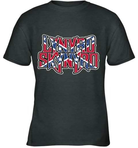 Lynyrd Skynyrd Rebel Flag Youth T-Shirt Lynyrd Skynyrd Rebel Flag Youth T-Shirt