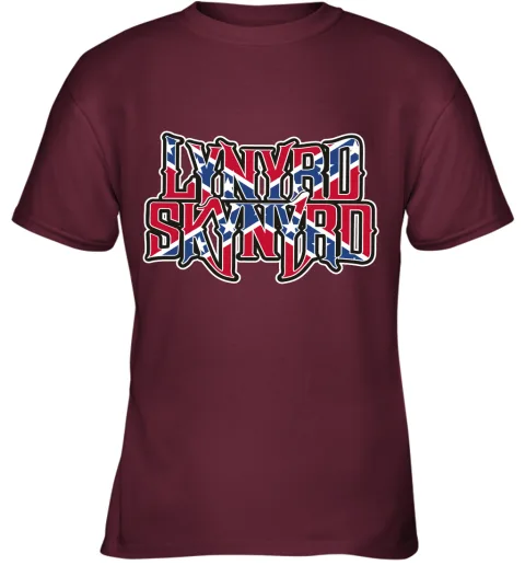 Lynyrd Skynyrd Rebel Flag Youth T-Shirt Lynyrd Skynyrd Rebel Flag Youth T-Shirt