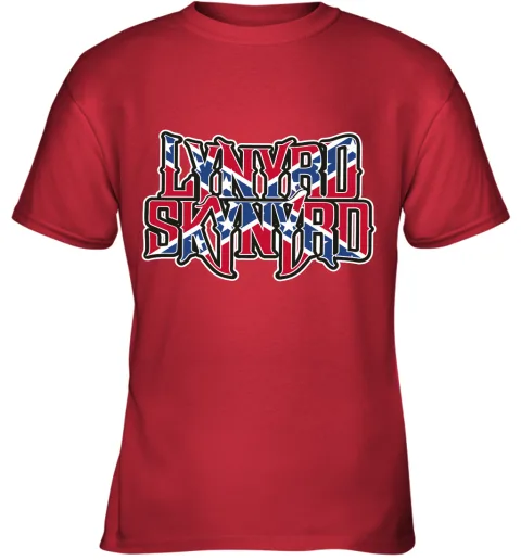 Lynyrd Skynyrd Rebel Flag Youth T-Shirt Lynyrd Skynyrd Rebel Flag Youth T-Shirt