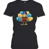 Los Angeles Chargers Turkey Football Thanksgiving Women's T-Shirt 2 Los Angeles Chargers Turkey Football Thanksgiving Women's T-Shirt