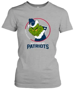 I Hate People But I Love My New England Patriots Grinch NFL Women's T-Shirt 13 I Hate People But I Love My New England Patriots Grinch NFL Women's T-Shirt