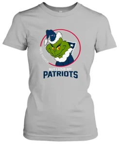 I Hate People But I Love My New England Patriots Grinch NFL Women's T-Shirt 7 I Hate People But I Love My New England Patriots Grinch NFL Women's T-Shirt
