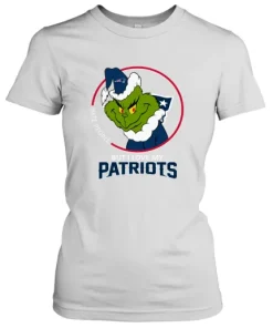 I Hate People But I Love My New England Patriots Grinch NFL Women's T-Shirt